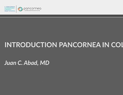 II PANCORNEA INTERNATIONAL CONGRESS, CARTAGENA JULY 25, 2018